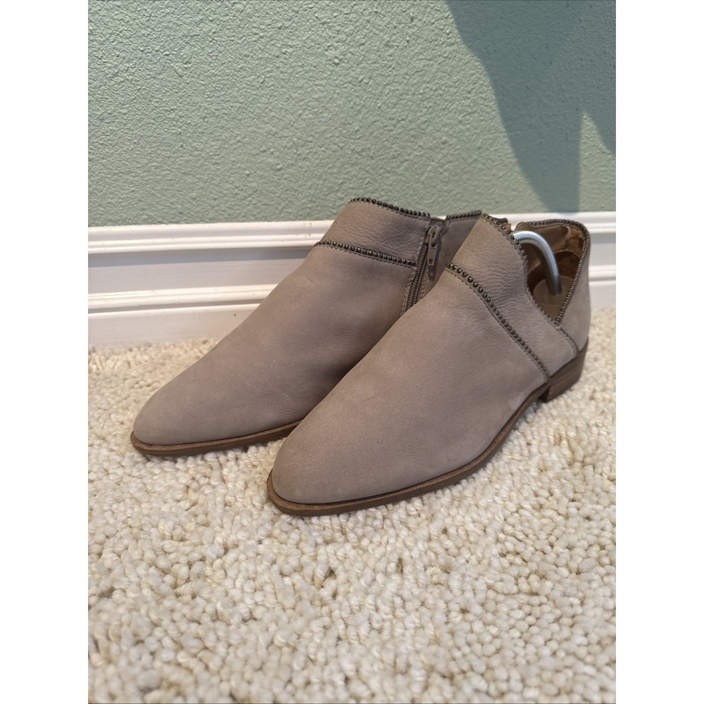 Lucky Brand Women's Suede Ankle Boots Fahmida -Tan Prairie Western Festival 10